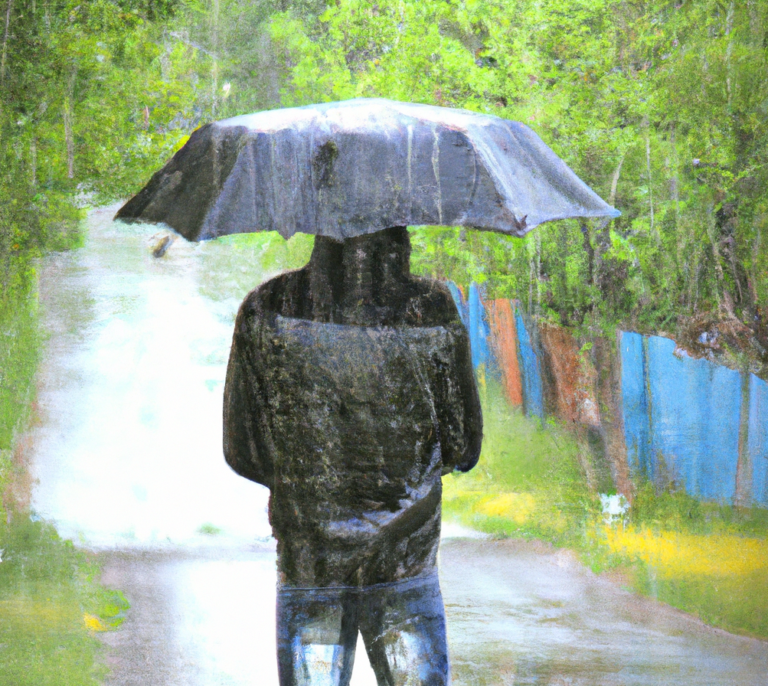 What is the meaning of Matthew 545, "It rains on the just and the